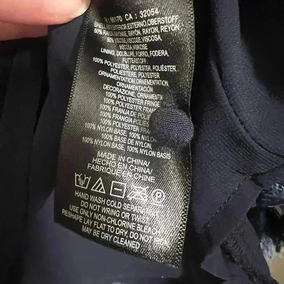 Anthropologie Maeve Fringe Sleeveless Dress - Size 4P - Picture 8 of 9